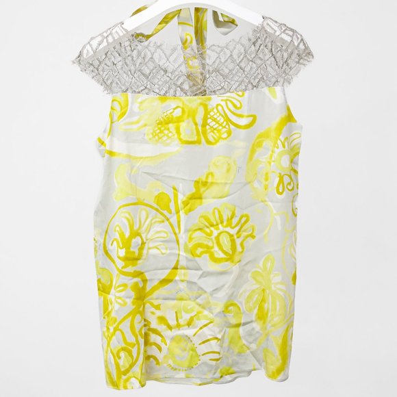 Emilio Pucci Printed Silk And Lace Top - Picture 2 of 9